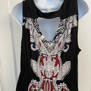 Soma patterned maxi dress with pockets